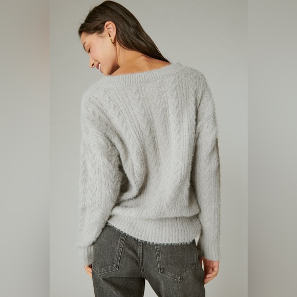 NWT Lucky Brand Eyelash Sweater Size XL (FLAWED) - Picture 2 of 16